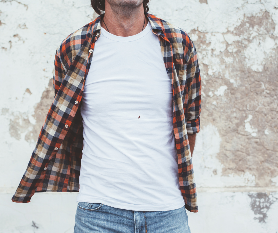 T shirt under clearance open button down