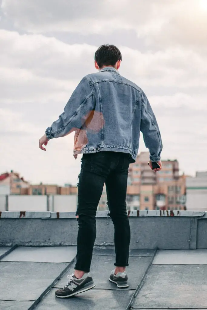 Denim Jackets with Black Jeans