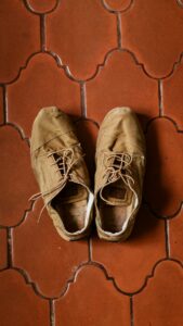 Beige shoes