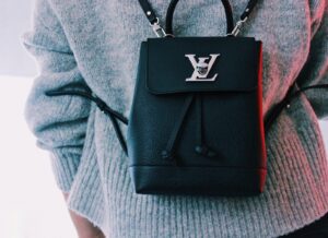 black Louis Vuitton backpack, Designer Brand
