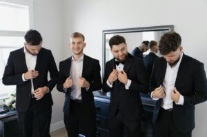 Men wearing tuxedos